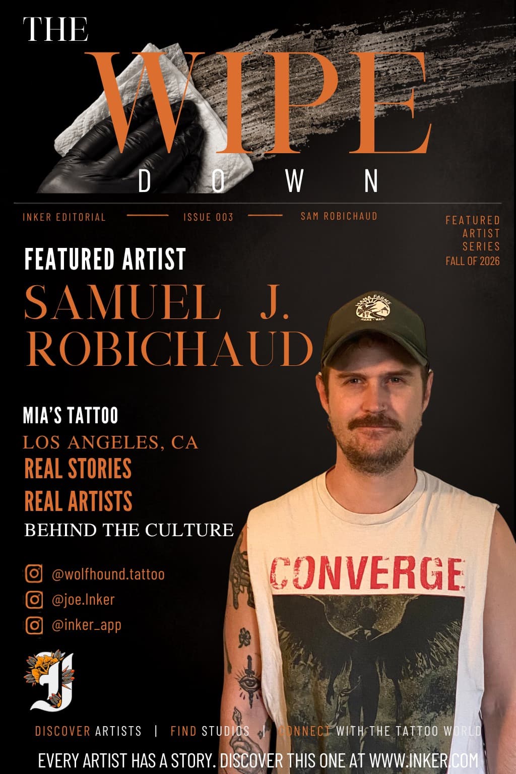Samuel J. Robichaud, cover of The Wipe Down