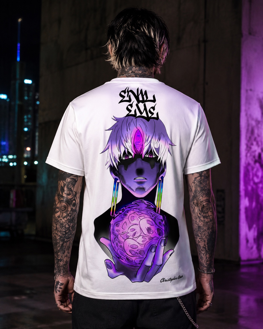 Chris Alexis Signature Tee | Evil Eye Design